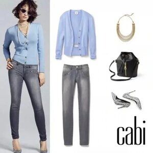 CABI Cut Out Cardigan LARGE